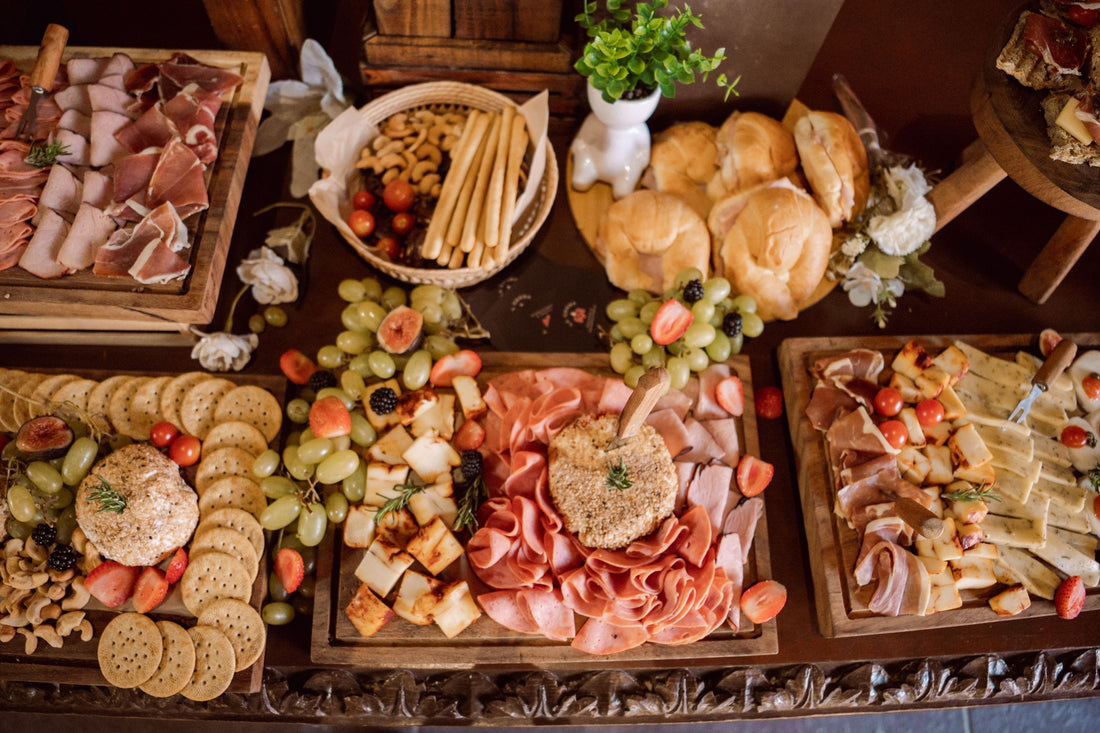 charcuterie spread